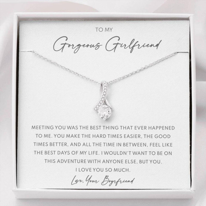Girlfriend Necklace Gift, Necklace For Girlfriend, Valentines Day Gift, Anniversary Necklace Gift From Boyfriend, Alluring Beauty Necklace
