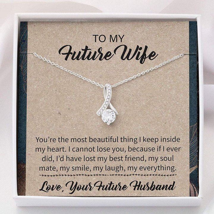 Future Wife Necklace Gift � I Cannot Lose You � Alluring Beauty Necklace With Gift Box For Birthday Christmas