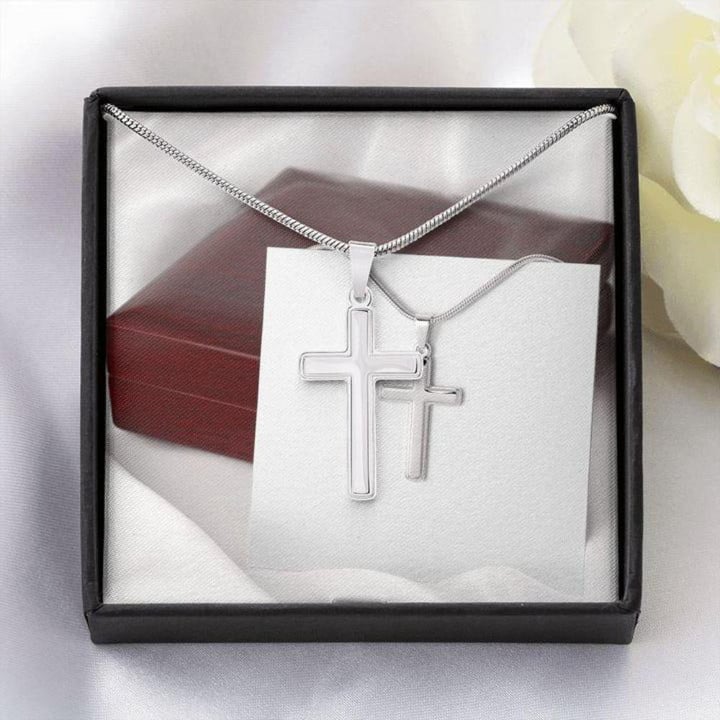 Forever Faithful Cross Necklace � Gift Necklace Message Card