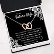 Valentine's day gifts for her Girlfriend Necklace, Future Wife Necklace, To My Future Wife Find You Sooner Necklace Gift. Gift For Girlfriend Soulmate Fiance