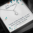 Friend Necklace, Sister Necklace, To My Best Friend Necklace  Friend Are Like Dragonfly You Dont Always See