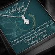 Sister Necklace, To My Unbiological Sister Best Friend Necklace  Thank You For Being My Sister