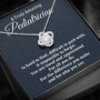 Pediatrician Necklace Gift, Appreciation Gift For A Pediatrician, Love Knot Necklace, Pediatrician Gift