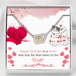Sister Necklace, Happy Birthday To My Sister Necklace, Gift For Best Friend, Soul Sister