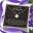 Goddaughter Necklace, Necklace For Goddaughter, Goddaughter Gift, Gift From Godmother