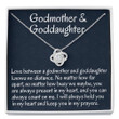 Goddaughter Necklace, Godmother & Goddaughter Gift Necklace, Necklace Gift For Baptism, Confirmation, Graduation Birthday