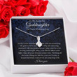 Goddaughter Necklace, Goddaughter Wedding Day Necklace Gift, Gift To Bride From Godmother/Godfather