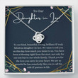Daughter-in-law Necklace, To Our Daughter-In-Law Necklace Gift On Wedding Day, Bride Gift From Mother & Father In Law Gift for Daughter-in-law