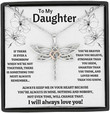 Daughter Necklace, To My Daughter Not Even Time Necklace. Gift For Daughter Gift for Daughter-in-law