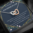 Daughter-in-law Necklace, To My Daughter-In-Law Necklace, Gift For Bonus Daughter Wedding Gift Gift for Daughter-in-law