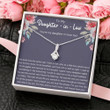 
Daughter-in-law Necklace, To My Daughter-In-Law Triumphs Alluring Beauty Necklace Gift Gift for Daughter-in-law