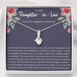
Daughter-in-law Necklace, To My Daughter-In-Law Triumphs Alluring Beauty Necklace Gift Gift for Daughter-in-law