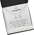Daughter Necklace, Stepdaughter Necklace, To my daughter necklace gift  you are a diamond Gift for Daughter-in-law
