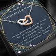 Daughter-in-law Necklace, To My Future Daughter-In-Law Necklace, My Daughter-In-Heart, Bonus Daughter Gift Gift for Daughter-in-law