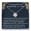 Daugter-in-law Necklace, Future Daughter-In-Law Gift On Wedding Day ? Bride Gift From Mother In Law, Bonus Daughter Necklace Gift for Daughter-in-law