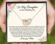 Daughter Necklace, Daughter Wedding Gift From Mom, Bride Necklace Gift From Mother of the Bride Gift for Daughter-in-law