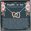 Daughter-in-law Necklace, To My Daughter In Law Necklace Gift, Daughter In Law Birthday Gifts Ideas Gift for Daughter-in-law