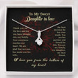 Daughter Necklace, Daughter-In-Law Necklace, To My Daughter-in-Law Necklace Gift For Her Gift for Daughter-in-law