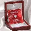 Godmother Necklace, To My Godmother Necklace Gift  Merry Christmas Sparkle Card Necklace