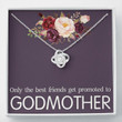 Godmother Necklace, Promoted to godmother necklace gift, godmother proposal, fairy godmother, be my godmother