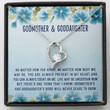 Godmother Necklace, Goddaughter Necklace, Godmother & Goddaughter Gift Necklace, Mother's Day, Birthday Gift