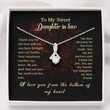 Daughter Necklace, Daughter-In-Law Necklace, To My Daughter-in-Law Necklace Gift For Her