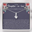 Daughter-in-law Necklace, To My Daughter-In-Law Triumphs Alluring Beauty Necklace Gift