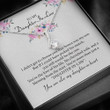 Daughter Necklace, To My Daughter In Law Necklace Gift  Daughter In Law Gift