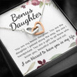 Stepdaughter Necklace Gift From Stepfather, Gift For Bonus Daughter From Stepdad