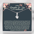 Daughter-in-law Necklace, Gift From Mother In Law, Future Daughter In Law Gift On Wedding Day Necklace