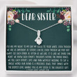 Sister Necklace, sisters gift: gift for sister, big sister gift, giggles, secrets necklace