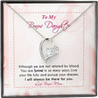 Stepdaughter Necklace, Bonus Daughter Necklace, Blood Special Full Purse Dream Always There Love Mother