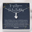 Stepmom Necklace, Happy Birthday Stepmom Necklace Gift, Gift For Stepmother Bonus Mom Birthday