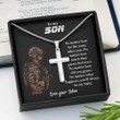 Son Necklace, Birthday Gift For Army Son, Present From Mom Gift On 4th July, Son In Military Necklace, Son Gift