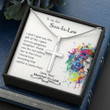 Son Necklace, To My Son-In-Law Cross Necklace, Son-In-Law Birthday Gift, Funny Gift For Son-In-Law