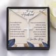 Husband Necklace gift, Cross Necklace Gift To Husband  Walked Into My Heart  Faithful Cross Necklace