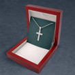 Husband Necklace gift, To My Husband Gift From Wife Life Remembrance Cross Necklace