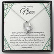 Niece Gift Necklace, To My Niece Gift Necklace Gift From Aunt, Niece Gift Necklace, Niece Christmas Gift
