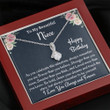 Niece Gift Necklace, To My Niece Birthday Gift, Necklace, Gift For Niece From Aunt, Uncle To Niece Gift