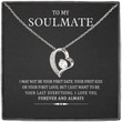Girlfriend Necklace, Future Wife Necklace gift, Wife Necklace gift, To My Soulmate Forever Love Necklace