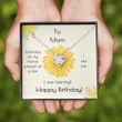 Mom Necklace Gift, Mom Birthday Gift Cliff Dive Love Knot Necklace