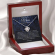 Mom Necklace Gift, To Mom On My Wedding Day Necklace, Mother Of The Groom Gift From Son