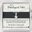 Sister Necklace Gift, To My Unbiological Sister Tangled Alluring Beauty Necklace Gift