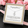 Sister Necklace Gift, Congratulations Necklace For Sister