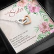 Sister Necklace Gift, To My Sister Necklace Gift Gift  Trust The Most Is You