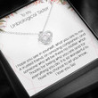 Sisters Necklace  Uniological Sister Necklace Gift  Love Knots