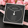 Sister Necklace Gift, To My Sister Necklace Gift Graduation Gift  Within You All You Need Necklace