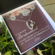Bridesmaid Gift Ideas, Bridesmaid Necklace Gift, Thank You For Being My Bridesmaid