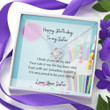 Sister Necklace Gift, Birthday Necklace To Sister  Gift To Sister  Gift Necklace Message Card  To My Sister Necklace Gift