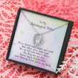 Sister Necklace Gift, My Unbiological Sister, Youre My Famiy, CZ Necklace